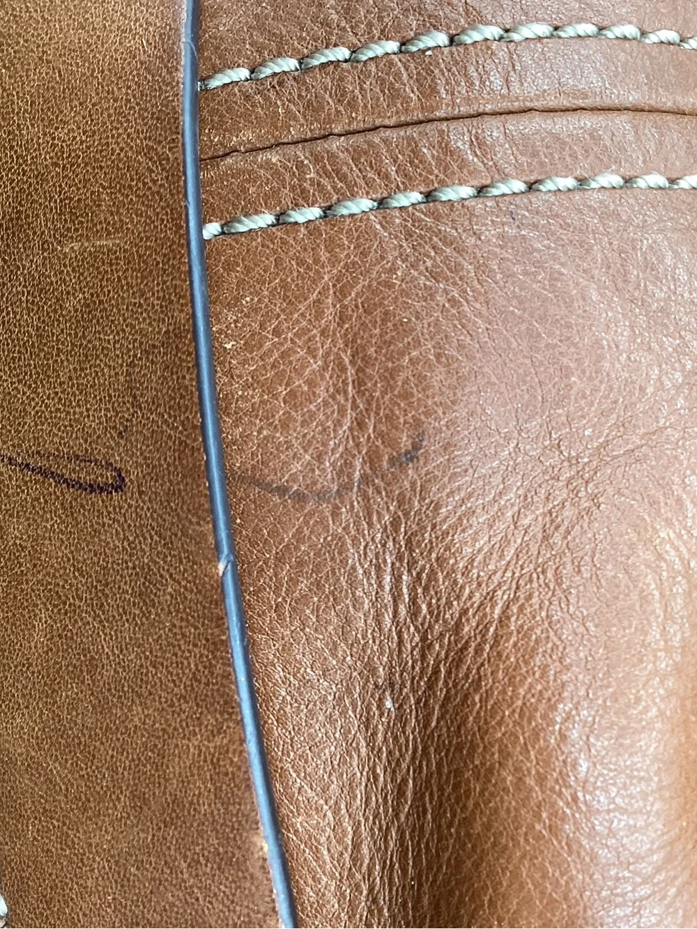 Fossil Emma Satchel Leather Shoulder Bag in Cognac Brown